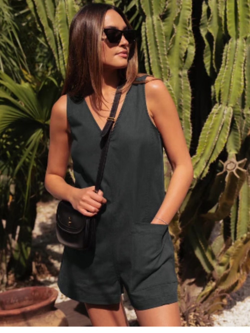Splendid x Rachelove Romper dark gray size M Excellent Condition